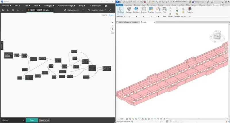 Rotina de automação aplicada a modelo BIM