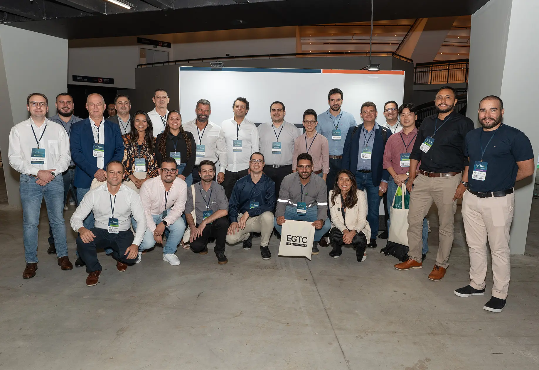 Equipe EGTC Infra no BIM Fórum Conference