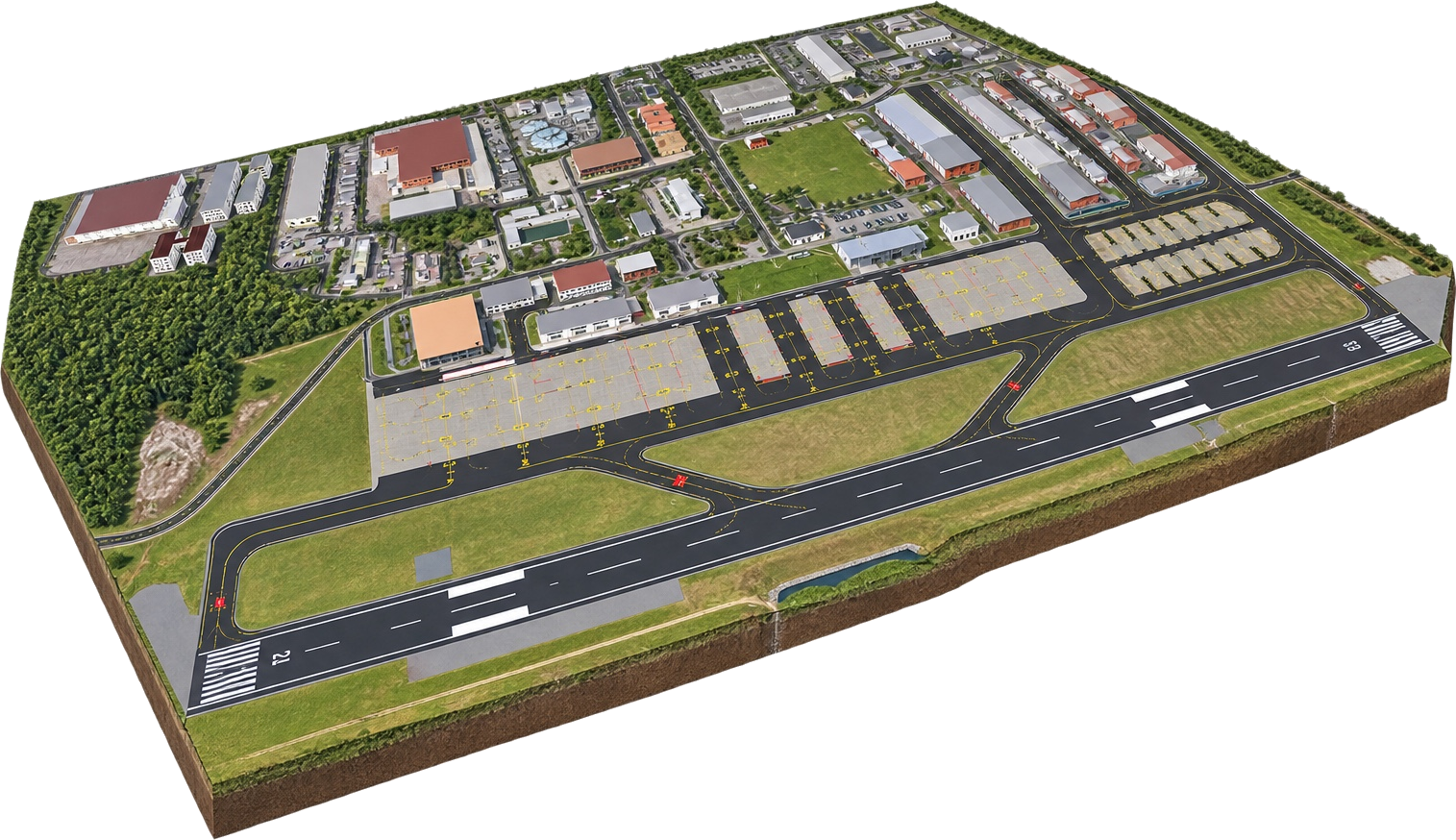 Maquete BIM do Aeroporto de Jacarepaguá