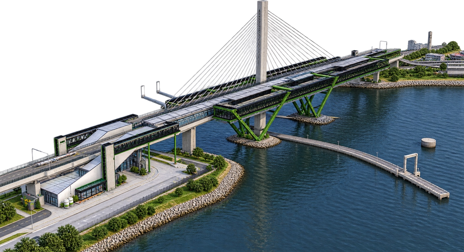 Maquete BIM da Requalificação da Estação Santo Amaro
